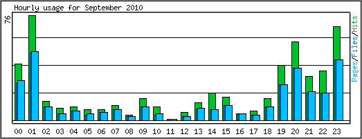 Hourly usage